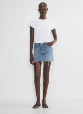AGOLDE Minirock mit V-förmiger Taille