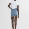 AGOLDE Minirock mit V-förmiger Taille