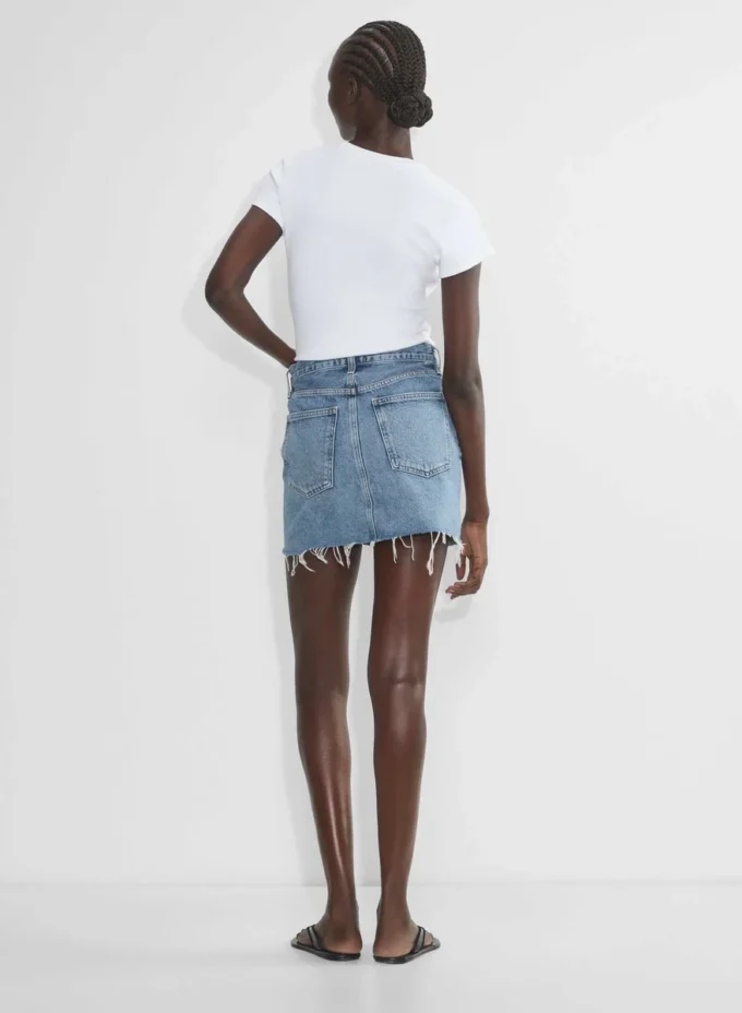 AGOLDE Minirock mit V-förmiger Taille