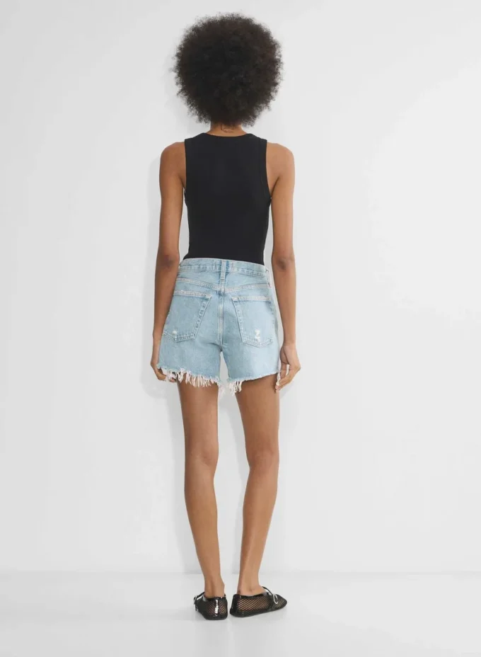 AGOLDE Parker Long Jean Short
