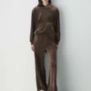 Audrina Velours-Hoodie
