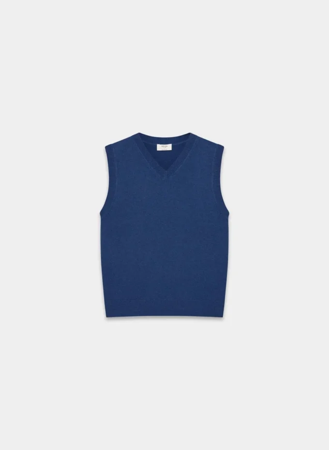 Bare Cashmere V-Ausschnitt-Strickweste