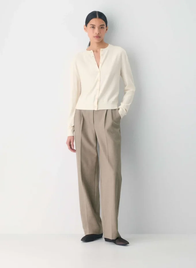 Bare Merino Wool Crew Cardigan