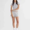 Bequeme Sweatfleece-Boyfriend-Shorts mit niedriger Leibhöhe