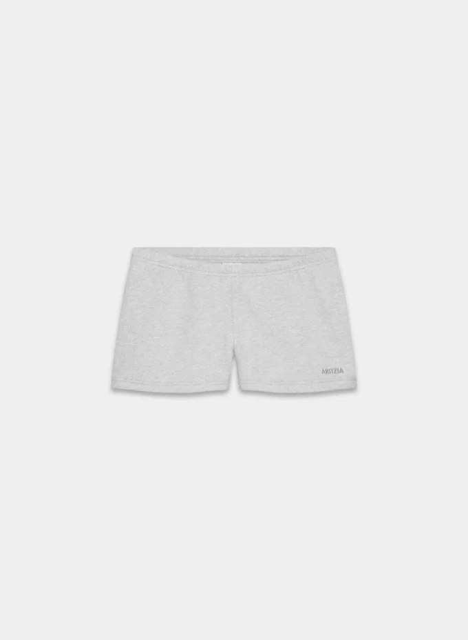 Bequeme Sweatfleece-Boyfriend-Shorts mit niedriger Leibhöhe