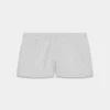 Bequeme Sweatfleece-Boyfriend-Shorts mit niedriger Leibhöhe