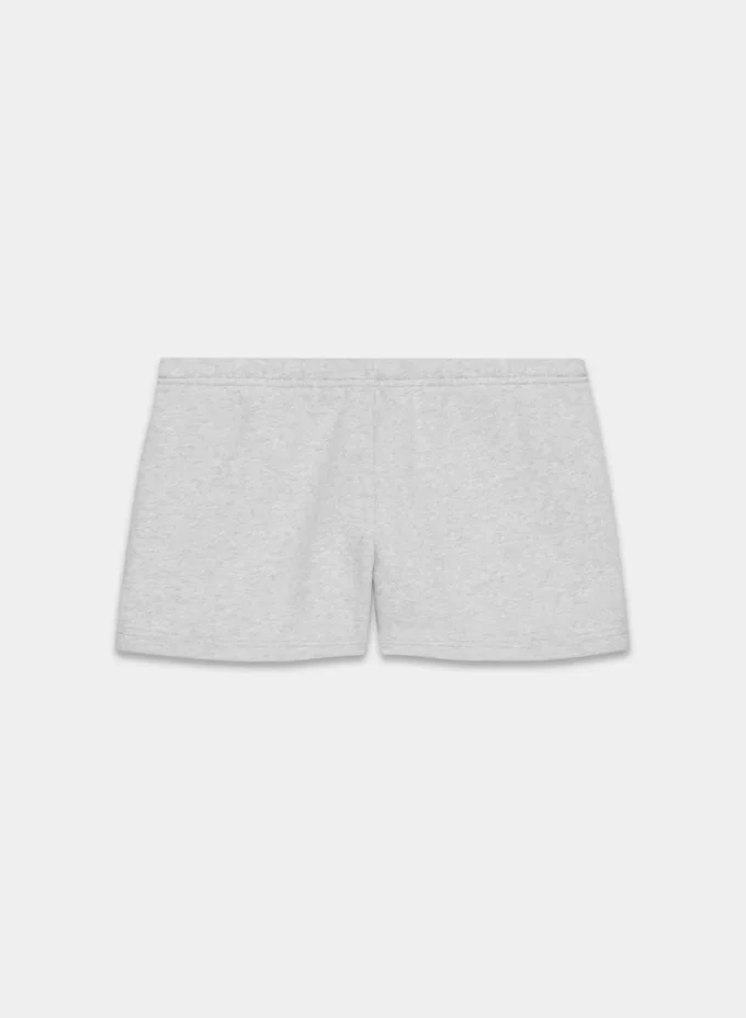 Bequeme Sweatfleece-Boyfriend-Shorts mit niedriger Leibhöhe