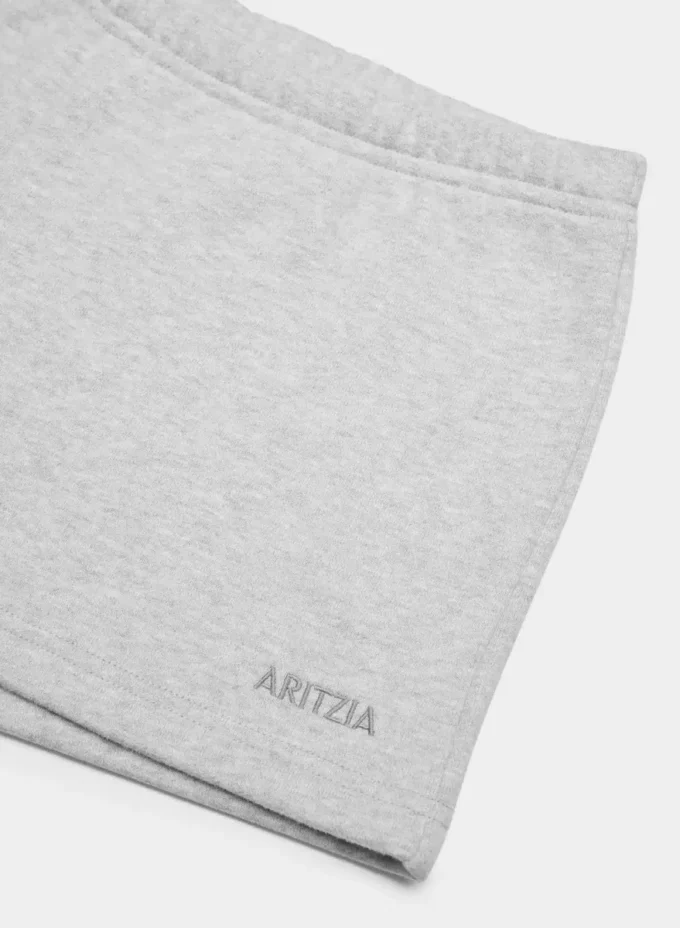 Bequeme Sweatfleece-Boyfriend-Shorts mit niedriger Leibhöhe