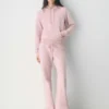 Bequeme Sweatfleece-Hose mit weitem Bein Bequeme Sweatfleece-Hose mit weitem Bein