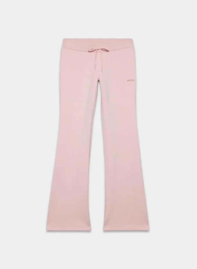 Bequeme Sweatfleece-Hose mit weitem Bein Bequeme Sweatfleece-Hose mit weitem Bein