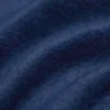 Bequemer Sweatfleece-Boyfriend-Crop mit 1/2-Reißverschluss