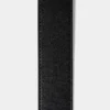 Breiter Gürtel aus massivem Messing und Leder