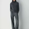 Brushed Cashmere Relaxed Turtleneck Brushed Cashmere Relaxed Turtleneck