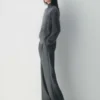 Brushed Cashmere Relaxed Turtleneck Brushed Cashmere Relaxed Turtleneck