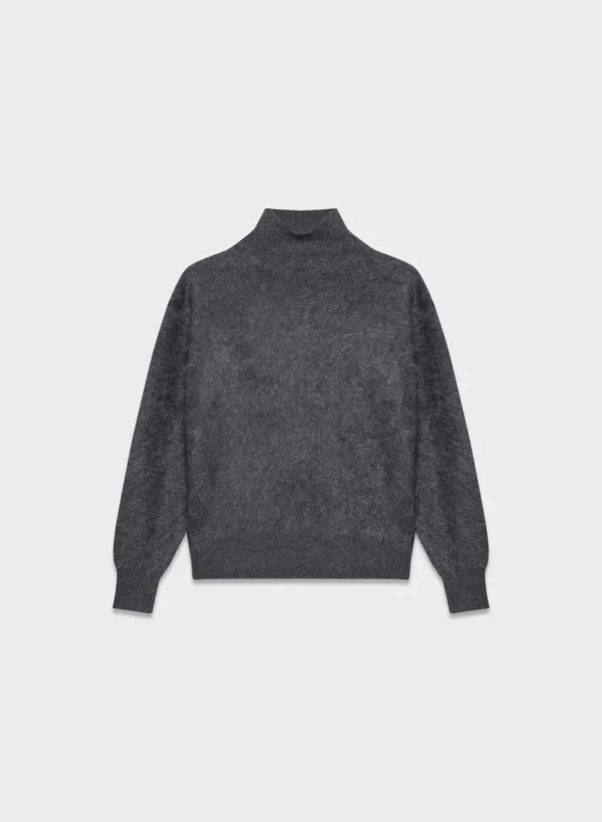 Brushed Cashmere Relaxed Turtleneck Brushed Cashmere Relaxed Turtleneck