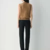 Brushed Cashmere Ärmellose Strickjacke Brushed Cashmere Ärmellose Strickjacke
