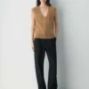 Brushed Cashmere Sweater Vest