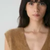 Brushed Cashmere Sweater Vest