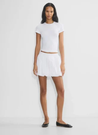 Bubbly Poplin Minirock