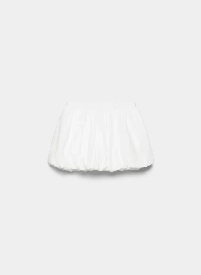 Bubbly Poplin Minirock