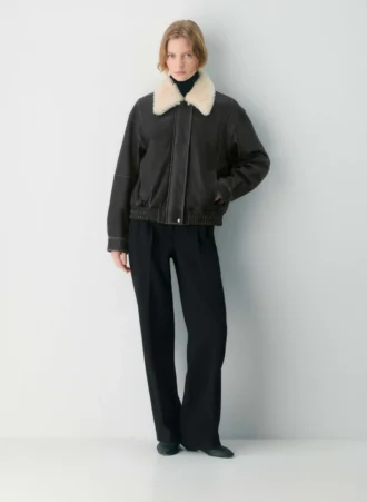 Calle Leder-Fliegerjacke
