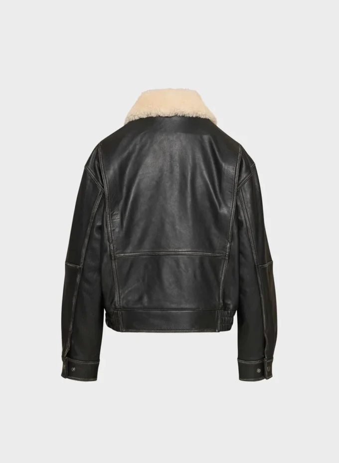 Calle Leder-Fliegerjacke Calle Leder-Fliegerjacke