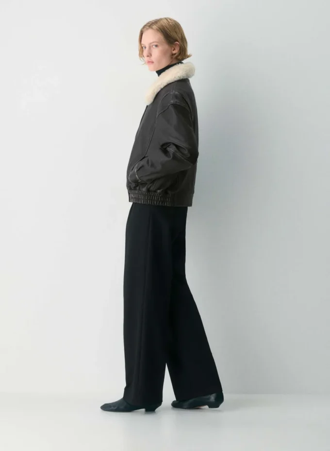 Calle Leder-Fliegerjacke Calle Leder-Fliegerjacke