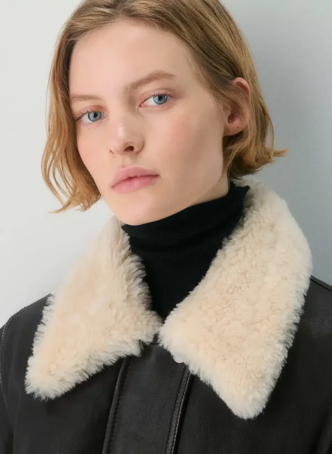 Calle Leder-Fliegerjacke Calle Leder-Fliegerjacke