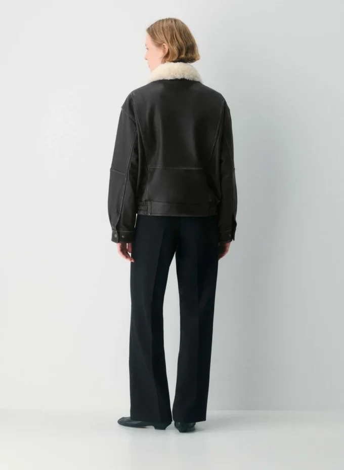 Calle Leder-Fliegerjacke Calle Leder-Fliegerjacke