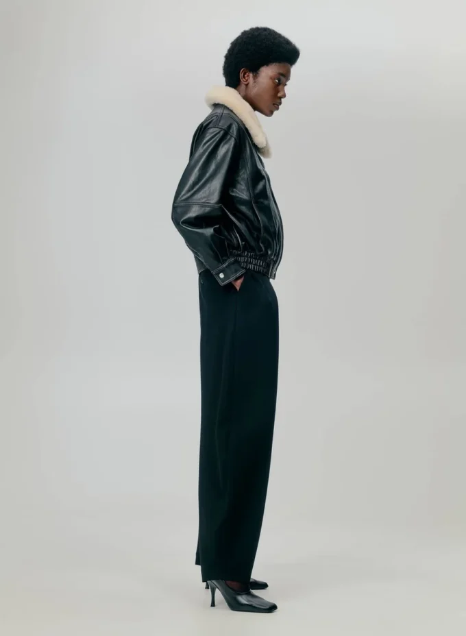 Calle Leder-Fliegerjacke Calle Leder-Fliegerjacke