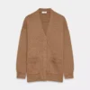 Chunky Merino Wool V-neck Cardigan