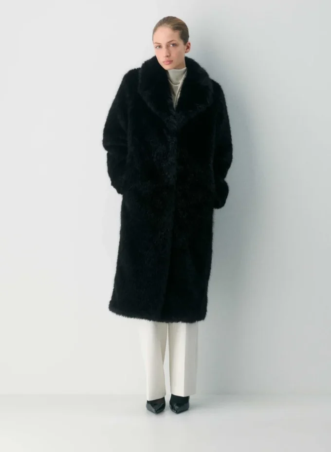 Cortina-Mantel – Kunstfell Arctic Cortina-Mantel – Kunstfell Arctic