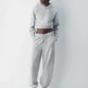 Cozy Sweatfleece Perfect Crop Hoodie