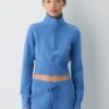 Cozy Sweatfleece Snug Hi-rib 1/2 Zip Mockneck Cozy Sweatfleece Snug Hi-rib 1/2 Zip Mockneck