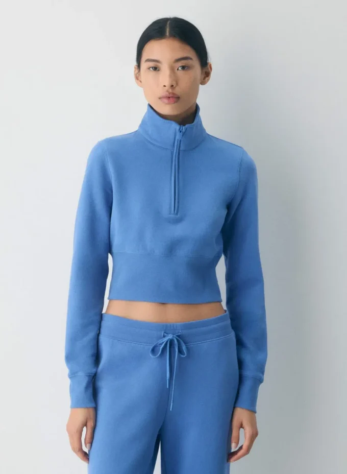 Cozy Sweatfleece Snug Hi-rib 1/2 Zip Mockneck Cozy Sweatfleece Snug Hi-rib 1/2 Zip Mockneck