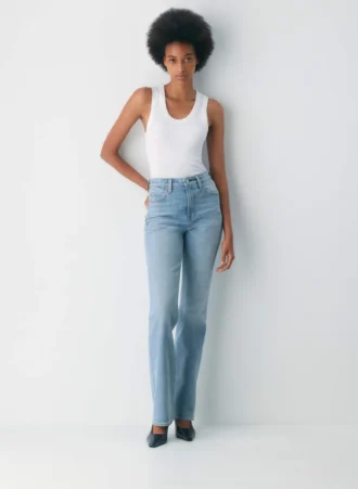 Denim Forum Die „90er Jahre Nina Hi-rise Slim Bootcut Jeans