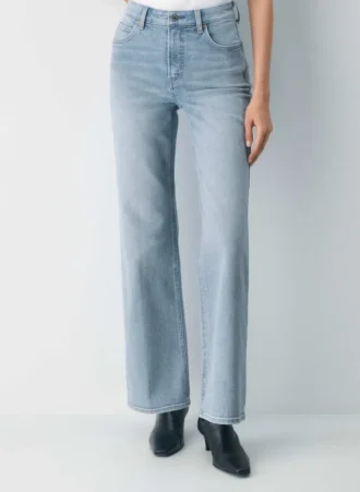 Denim Forum Die 90er Jahre Snatched Hi-rise Wide Jean