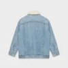 Denim Forum Die 90er Vintage Sherpa-Jeansjacke Denim Forum Die 90er Vintage Sherpa-Jeansjacke