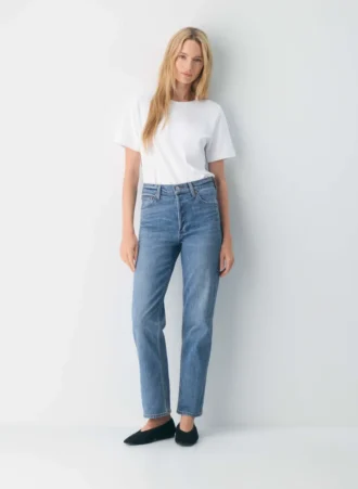 Denim Forum Die Arlo Hi-Rise Straight Jeans