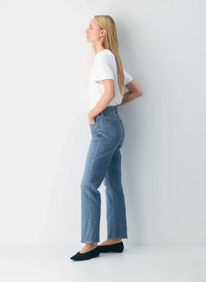 Denim Forum Die Arlo Hi-Rise Straight Jeans Denim Forum Die Arlo Hi-Rise Straight Jeans