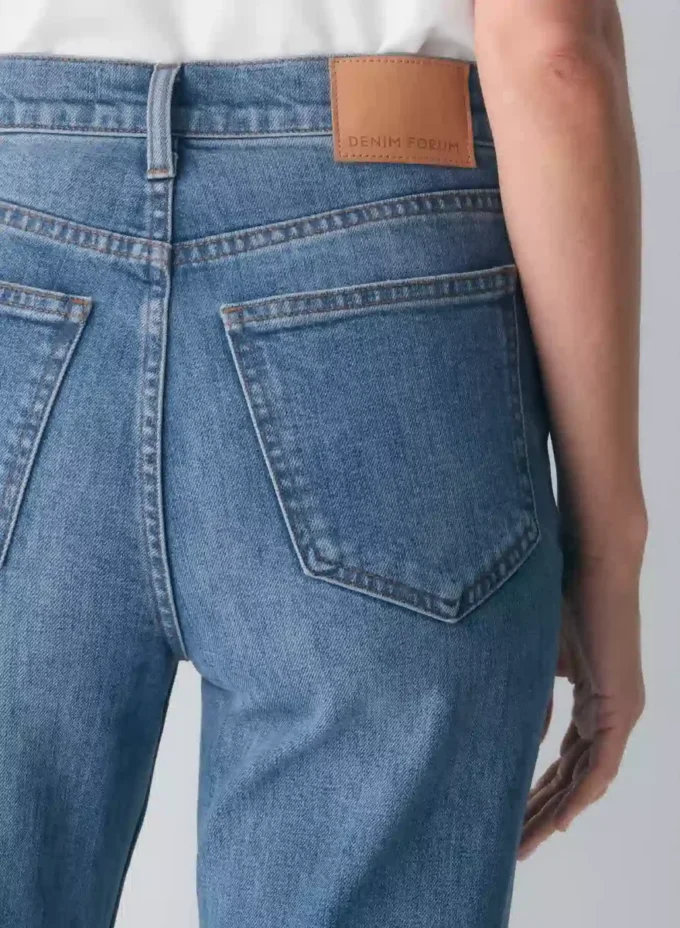 Denim Forum Die Arlo Hi-Rise Straight Jeans Denim Forum Die Arlo Hi-Rise Straight Jeans