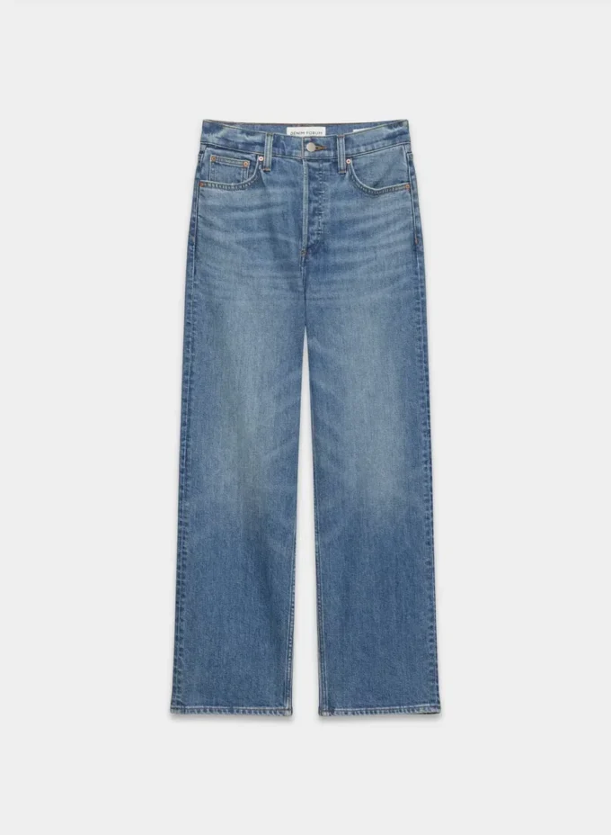 Denim Forum Die Arlo Hi-Rise Straight Jeans Denim Forum Die Arlo Hi-Rise Straight Jeans