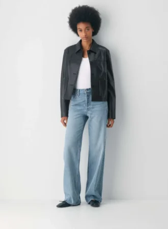 Denim Forum Die Vintage-Jeans mit mittlerer Leibhöhe und weitem Bein aus den 90ern