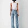 Denim Forum Die Vintage-Jeans mit mittlerer Leibhöhe und weitem Bein aus den 90ern Denim Forum Die Vintage-Jeans mit mittlerer Leibhöhe und weitem Bein aus den 90ern