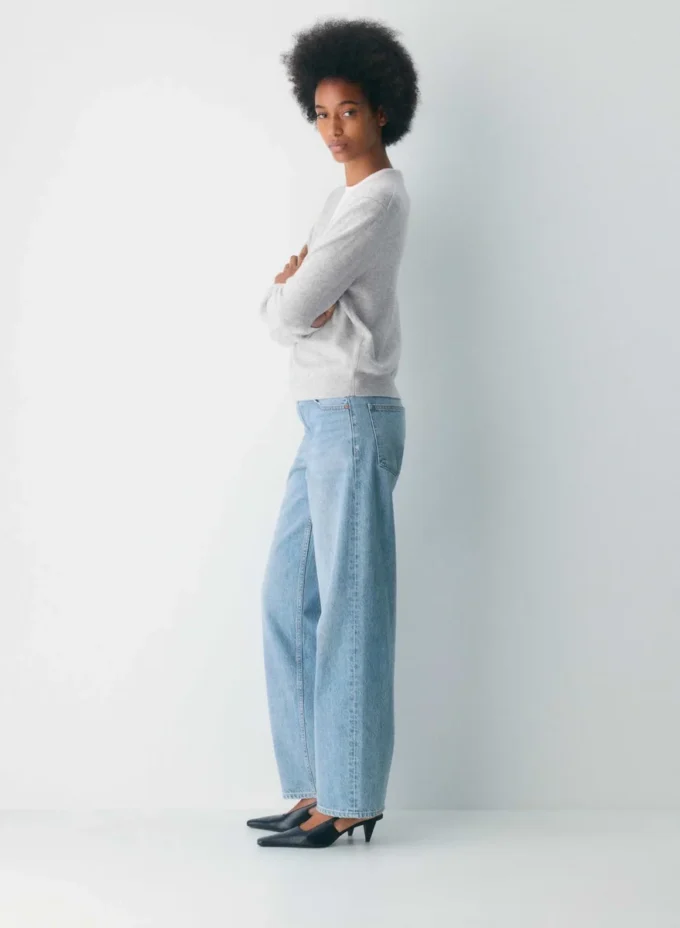 Denim Forum Die Vintage-Jeans mit niedriger Leibhöhe und schmal zulaufendem Bein aus den 90ern Denim Forum Die Vintage-Jeans mit niedriger Leibhöhe und schmal zulaufendem Bein aus den 90ern