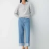 Denim Forum Die Vintage Lo-Rise Cuffed Jeans im Stil der 90er Jahre Denim Forum Die Vintage Lo-Rise Cuffed Jeans im Stil der 90er Jahre