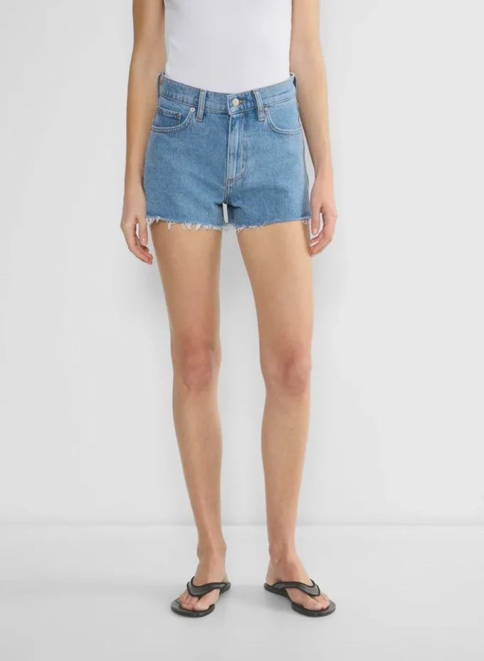 Denim Forum Jodie Hi-rise Mini Denim Short Denim Forum Jodie Hi-rise Mini Denim Short