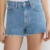 Denim Forum Jodie Hi-rise Mini Denim Short Denim Forum Jodie Hi-rise Mini Denim Short