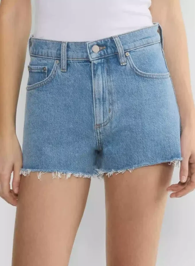 Denim Forum Jodie Hi-rise Mini Denim Short Denim Forum Jodie Hi-rise Mini Denim Short