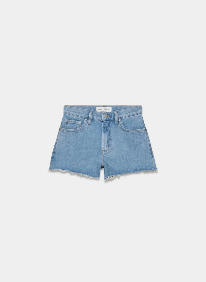 Denim Forum Jodie Hi-rise Mini Denim Short Denim Forum Jodie Hi-rise Mini Denim Short